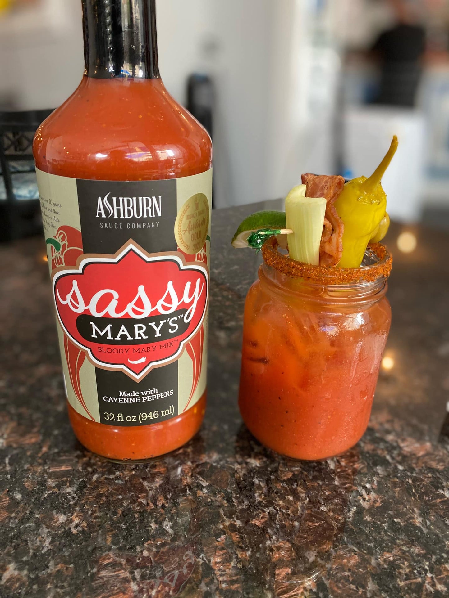 Sassy Mary's Bloody Mary Mix, 32 oz
