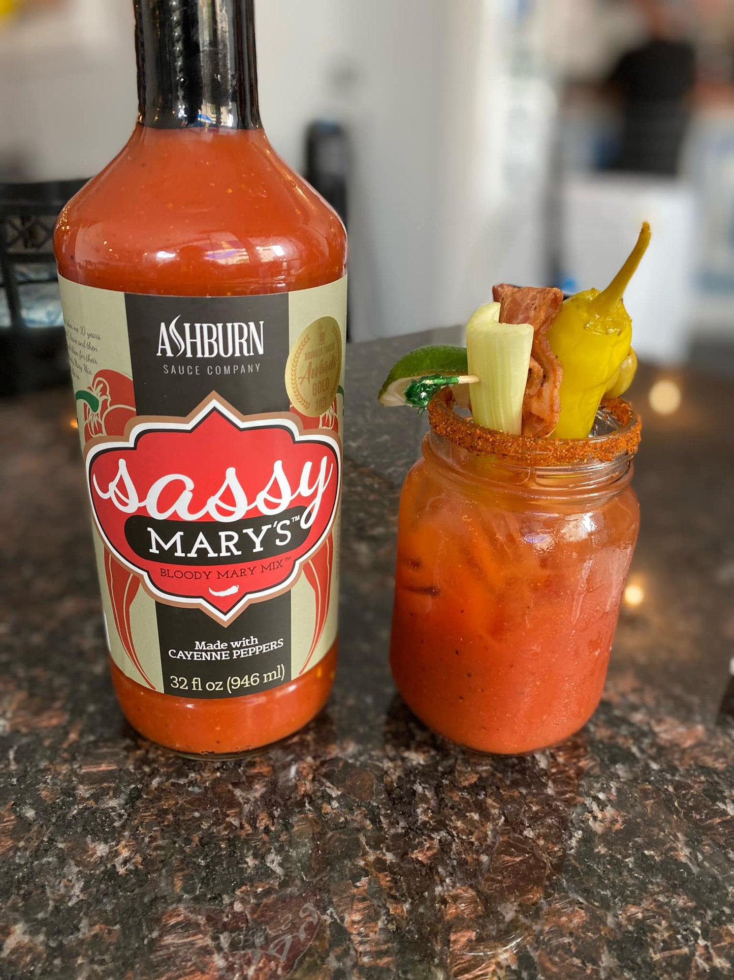 Ashburn Sassy Mary's Bloody Mary Mix, 32 oz